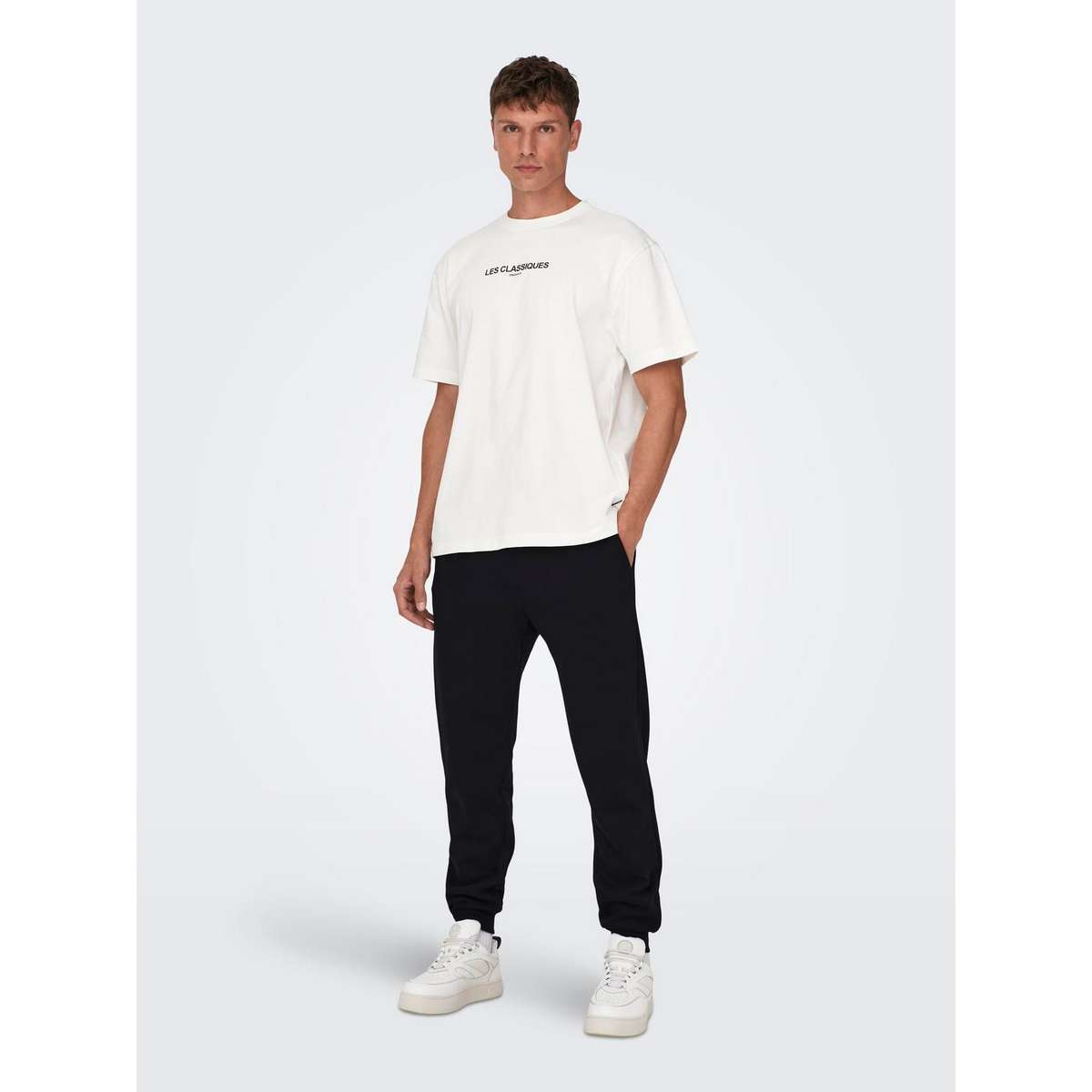 ONLY & SONS MEN΄S REGULAR FIT COTTON SWEATPANTS 22018686 BLACK